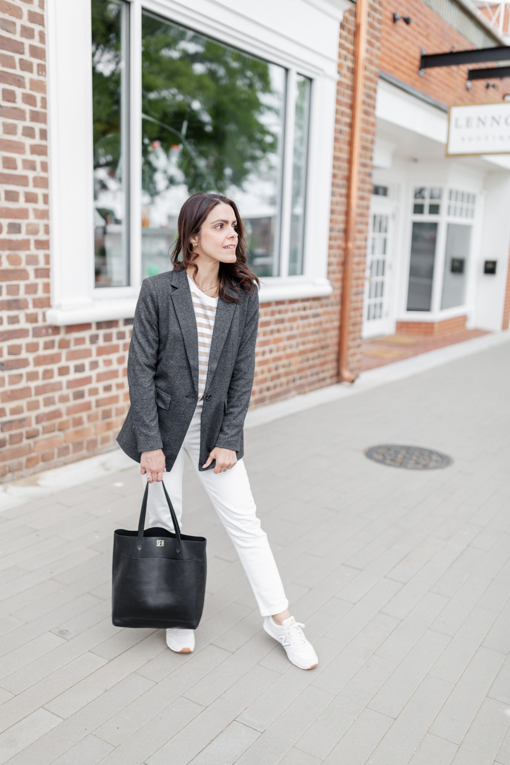 OUTFIT {J.CREW LEATHER TEE}