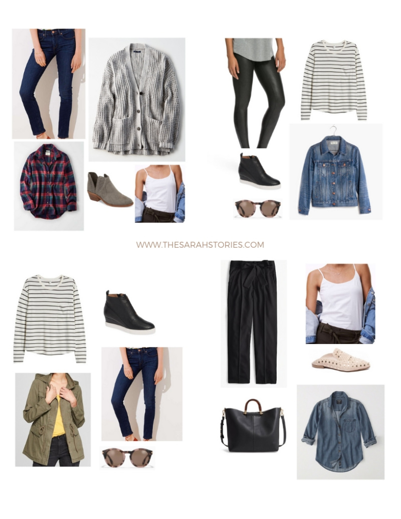 Fall Capsule Wardrobe | 20 pieces, 12+ outfits - the Sarah Stories