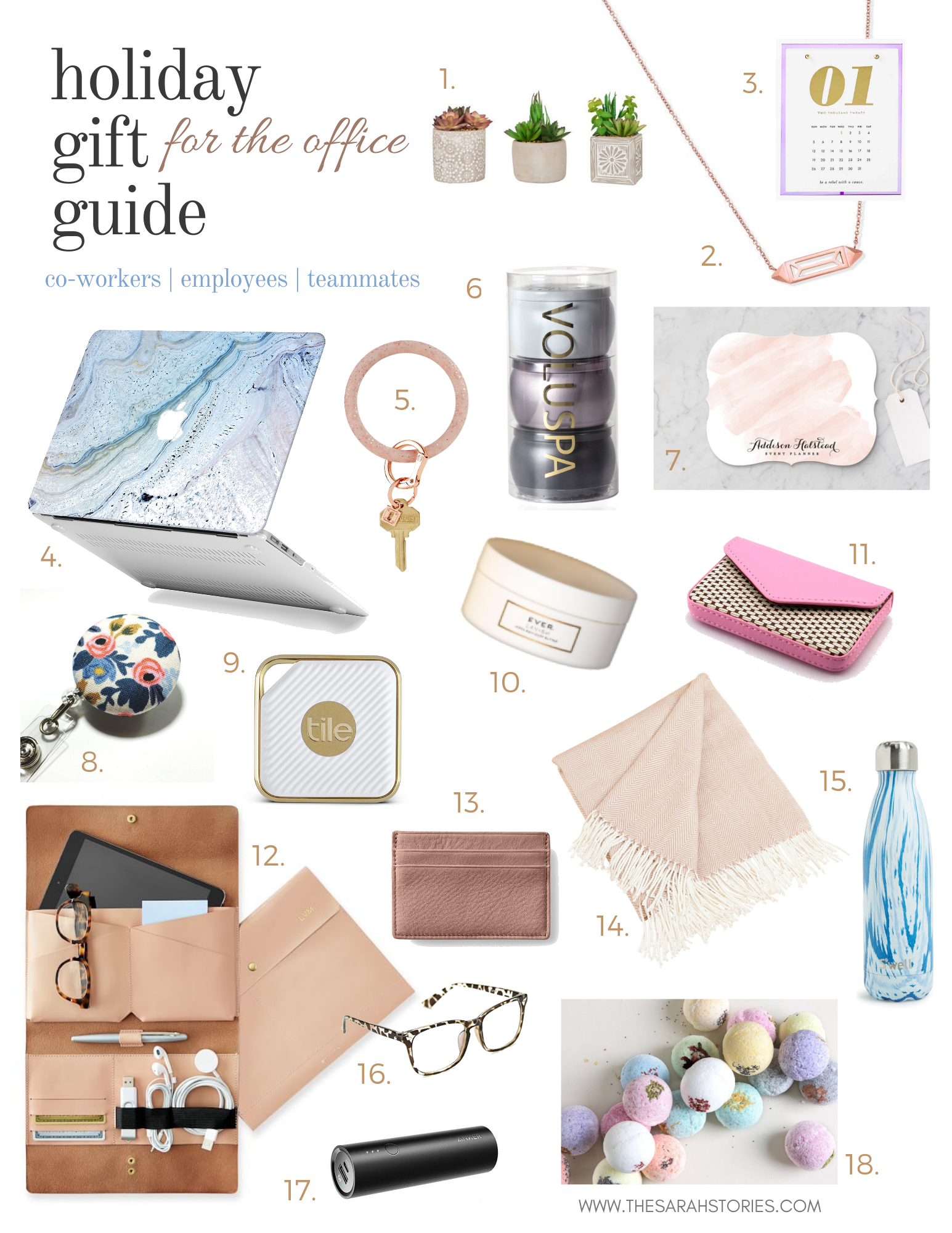 Holiday Gift guide for the office - the Sarah Stories