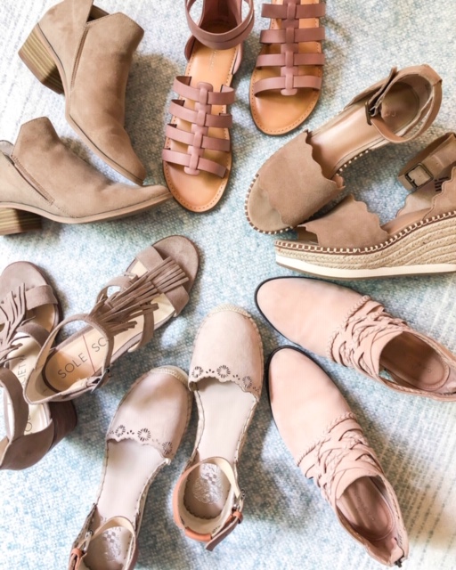 How to style taupe (and blush) shoes 
