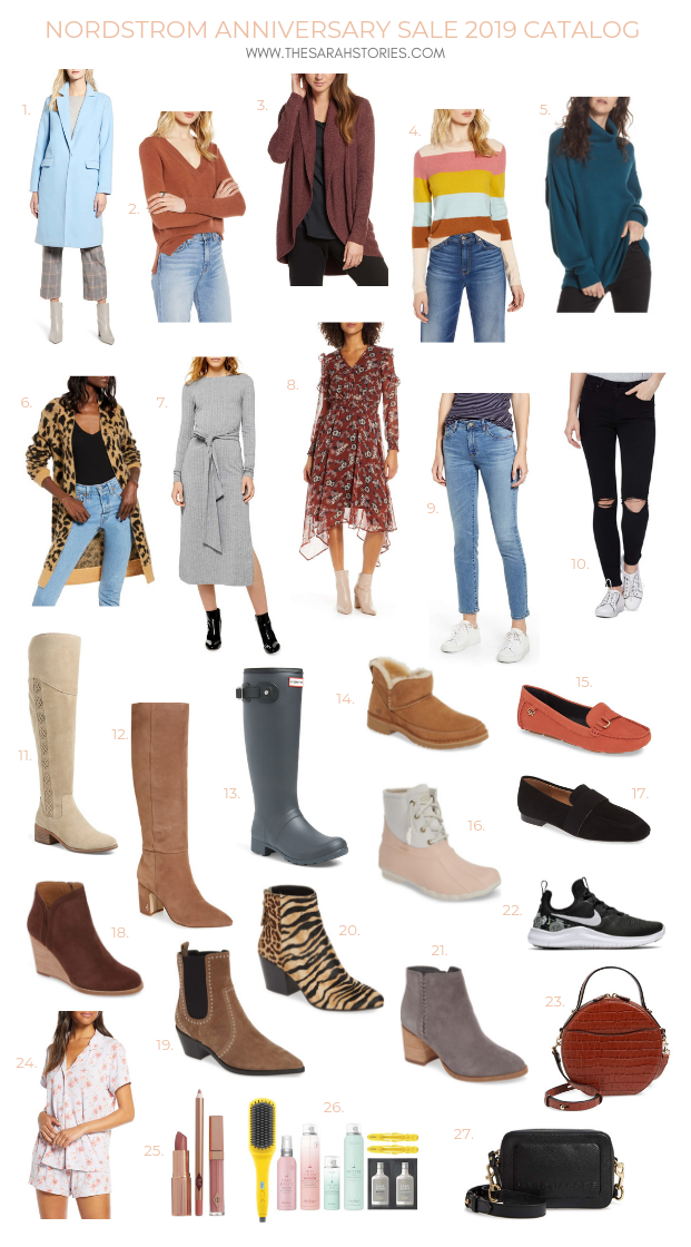 Nordstrom Anniversary Sale 2019 catalog favorites - the Sarah Stories