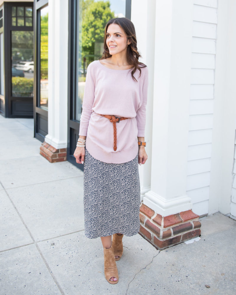 8 'out of the box' ways to style a leopard midi skirt | the Sarah Stories