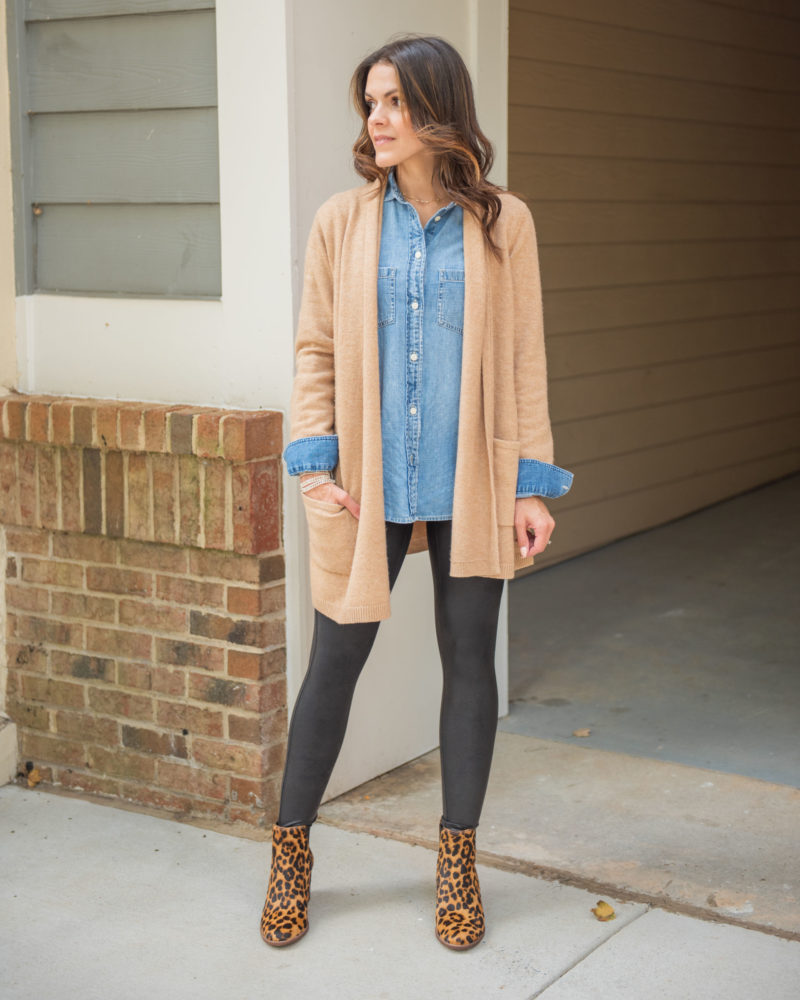 15 ways to style Faux leather leggings this Fall | the Sarah Stories