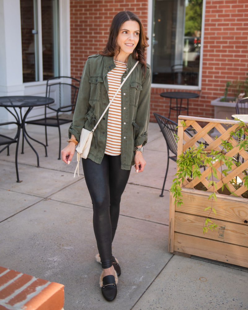 15 ways to style Faux leather leggings this Fall | the Sarah Stories