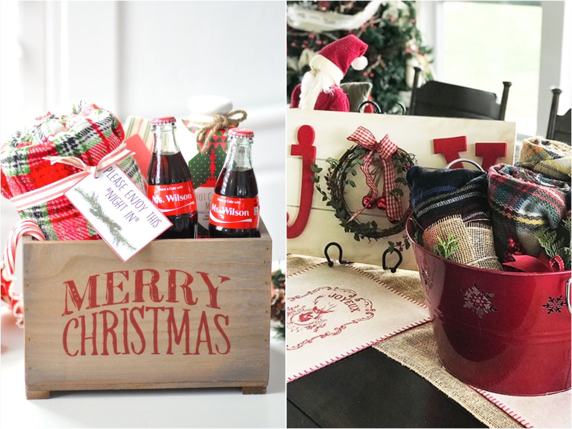 8 Holiday diy gift basket ideas - the Sarah Stories