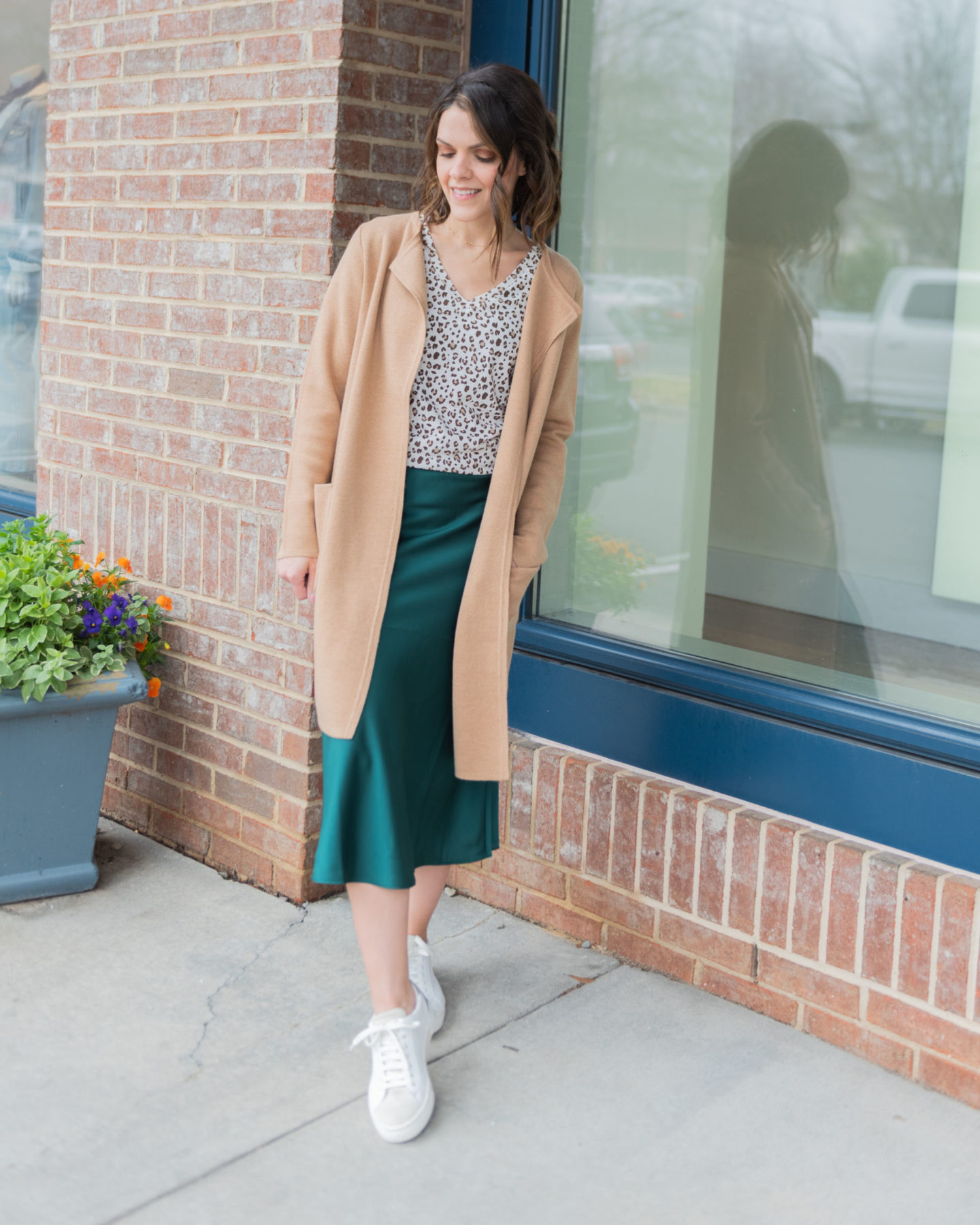 5 ways to style a satin midi skirt | the Sarah Stories