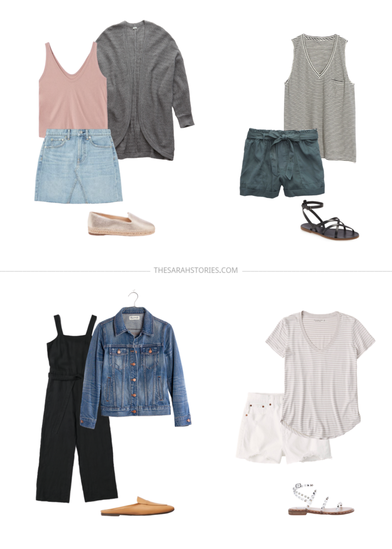 2020 Summer capsule wardrobe - the Sarah Stories