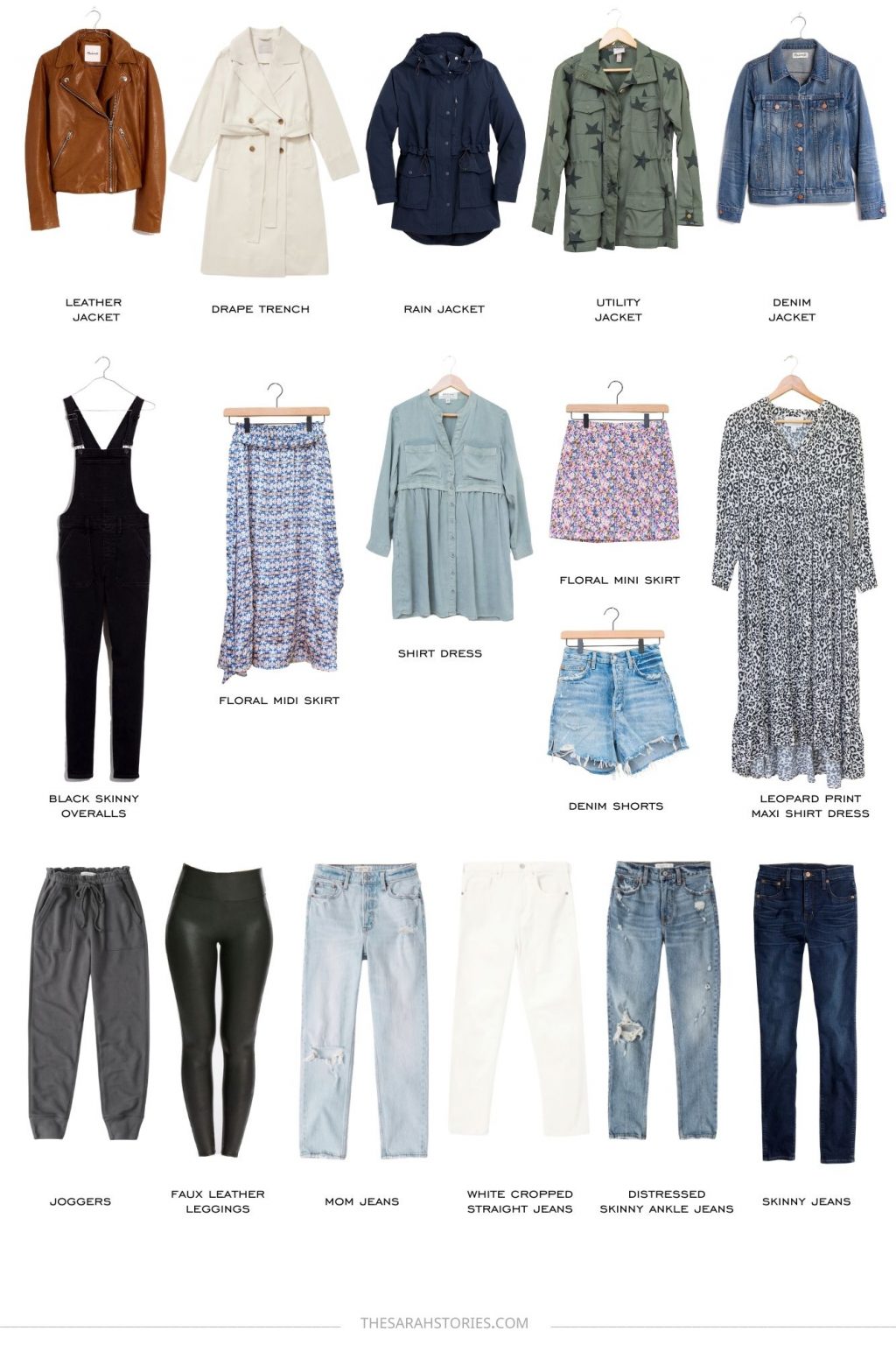 2021 Spring Capsule Wardrobe | + 32 outfit ideas | the Sarah Stories