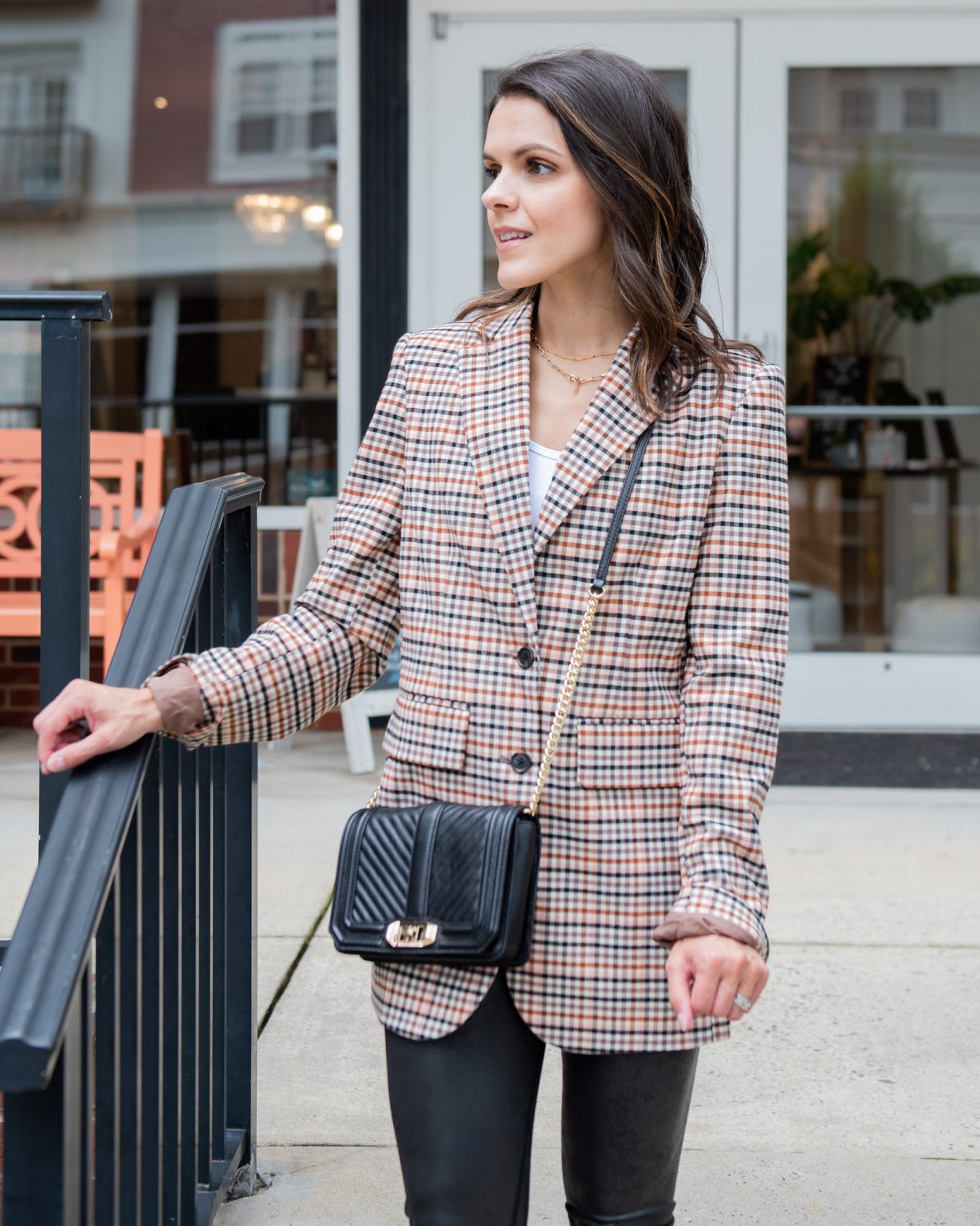 11 stylish ways to wear a brown plaid blazer - the Sarah Stories