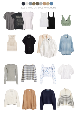 2023 Spring capsule wardrobe | the Sarah Stories