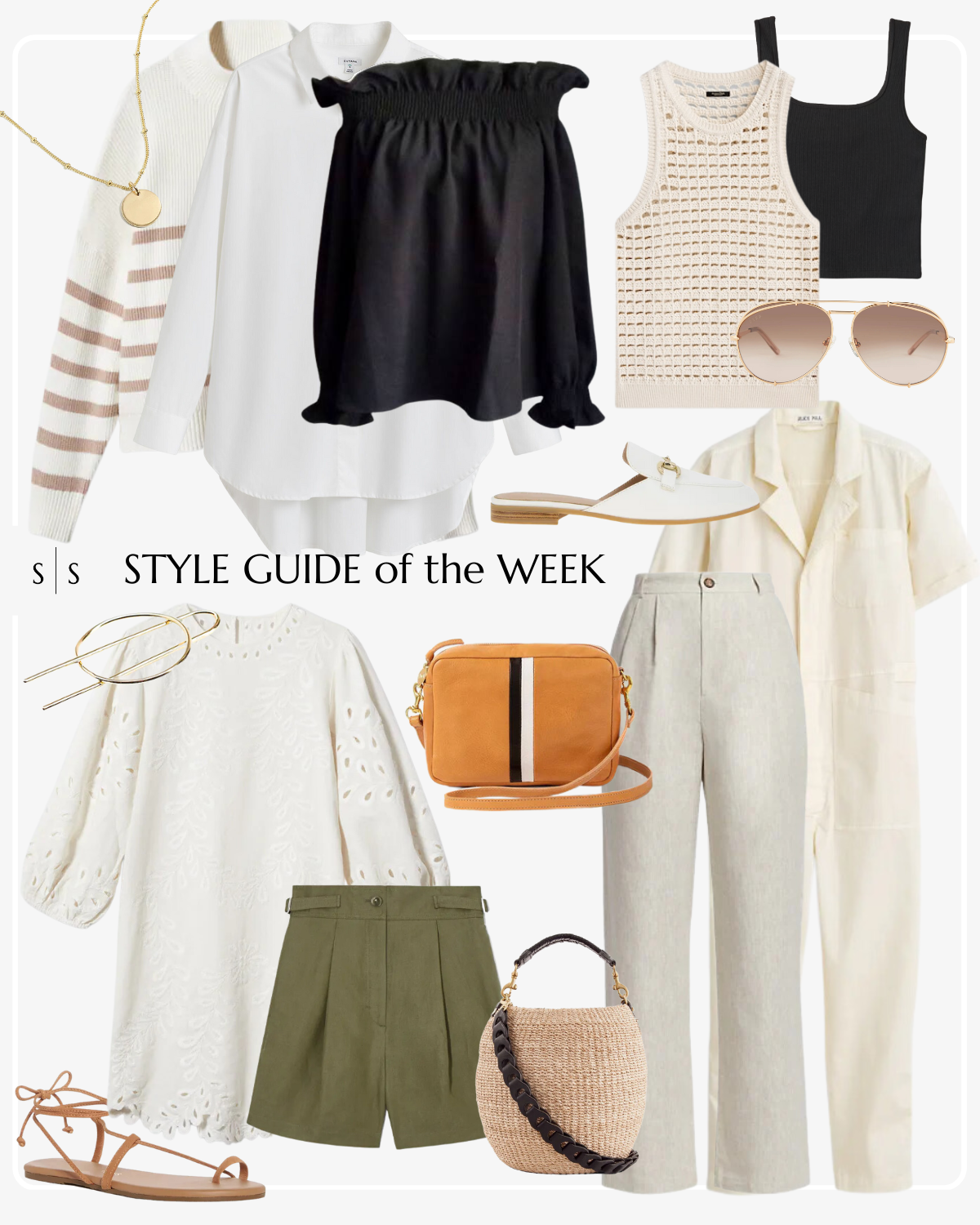 Style Guide of the Week The Sarah Stories casual early Summer outfits 