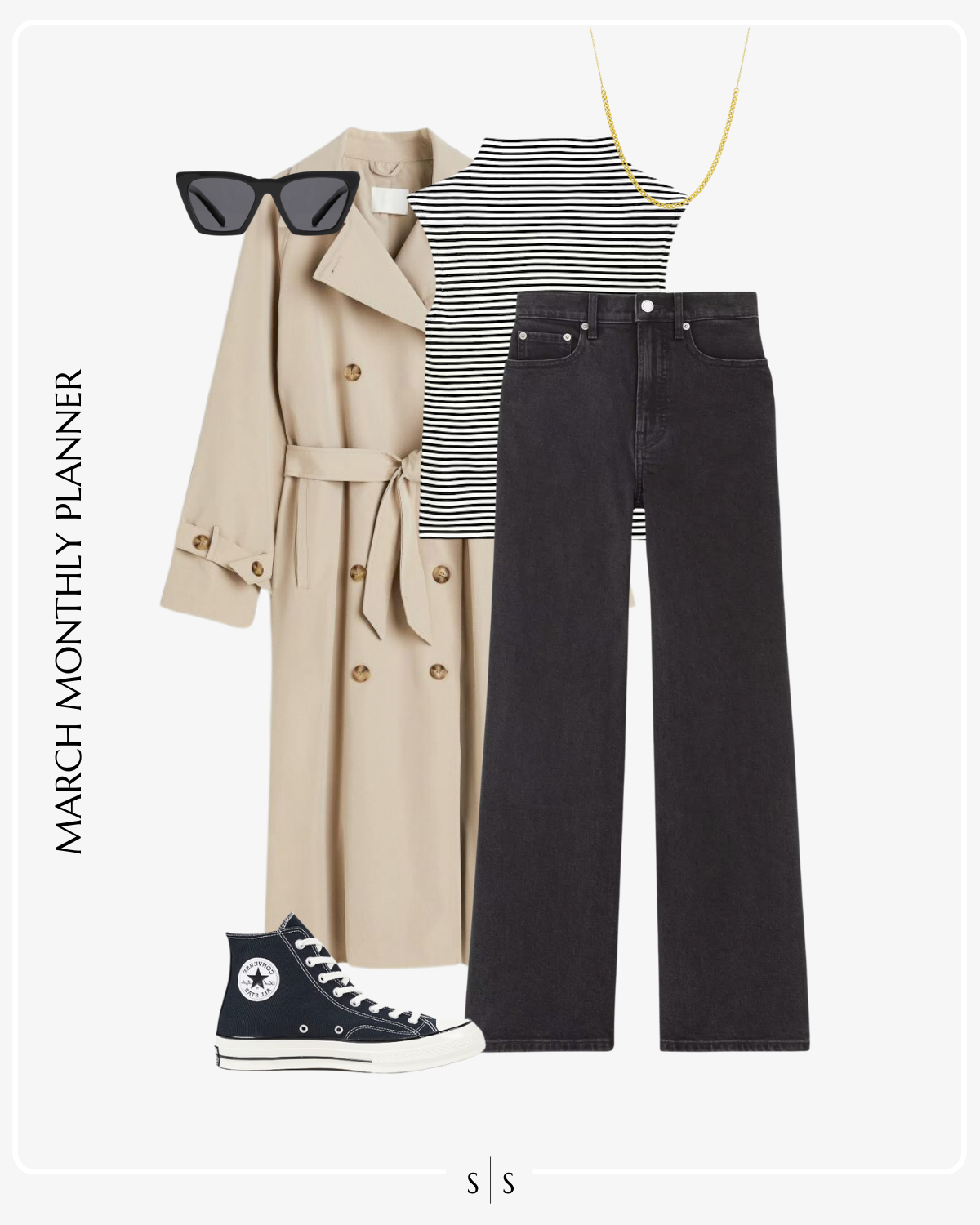 March 2024 Outfit Planner the Sarah Stories