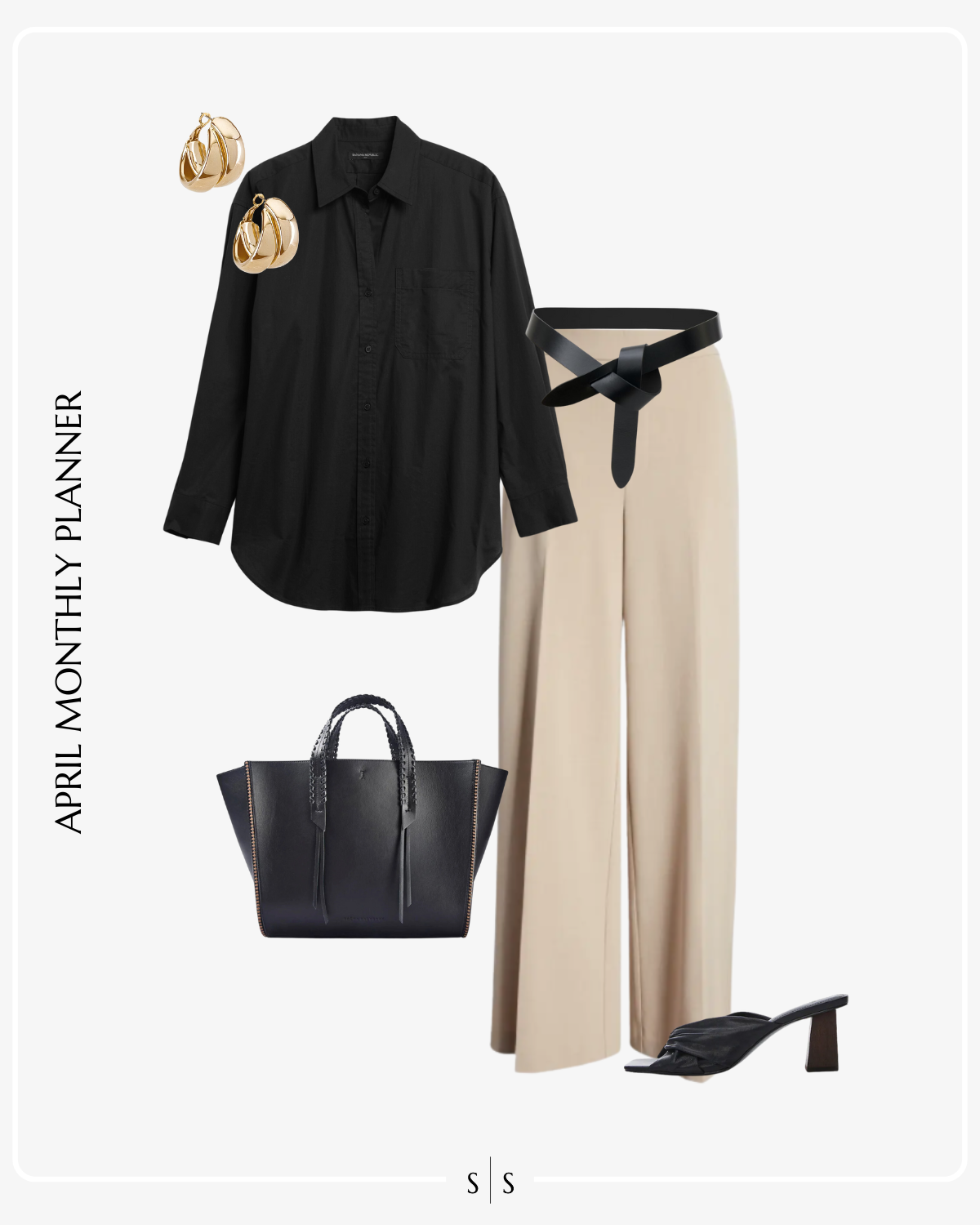 April 2024 Outfit Planner the Sarah Stories
