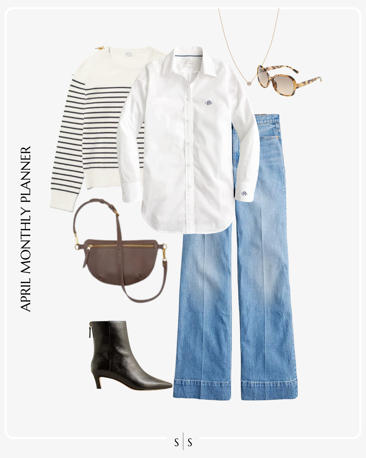 April 2024 Outfit Planner the Sarah Stories