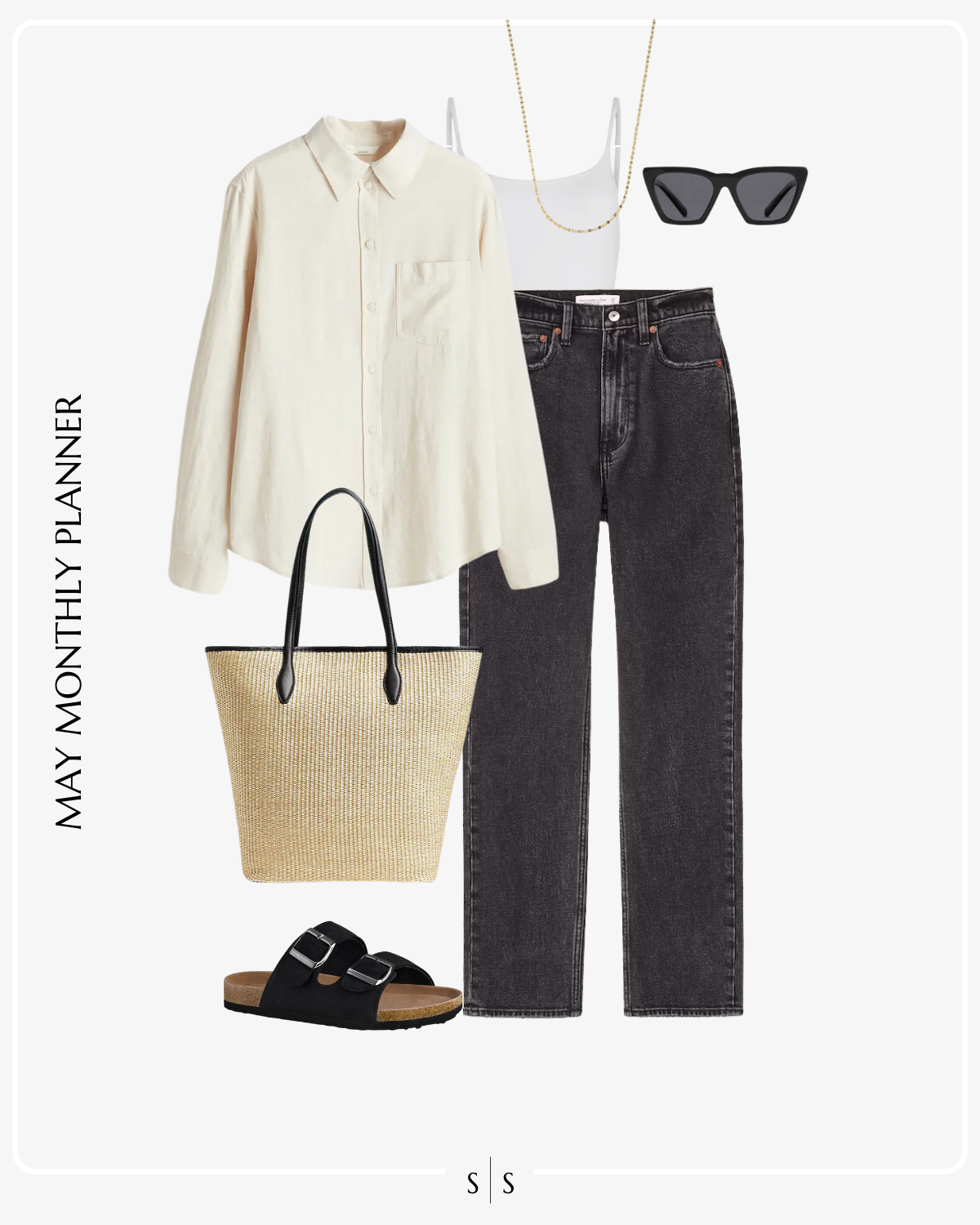 May 2024 Outfit Planner the Sarah Stories