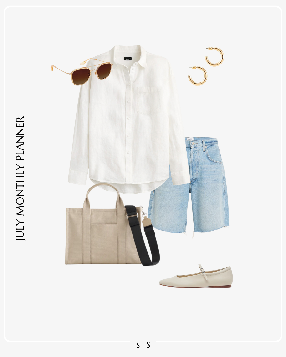 July 2024 Outfit Planner the Sarah Stories