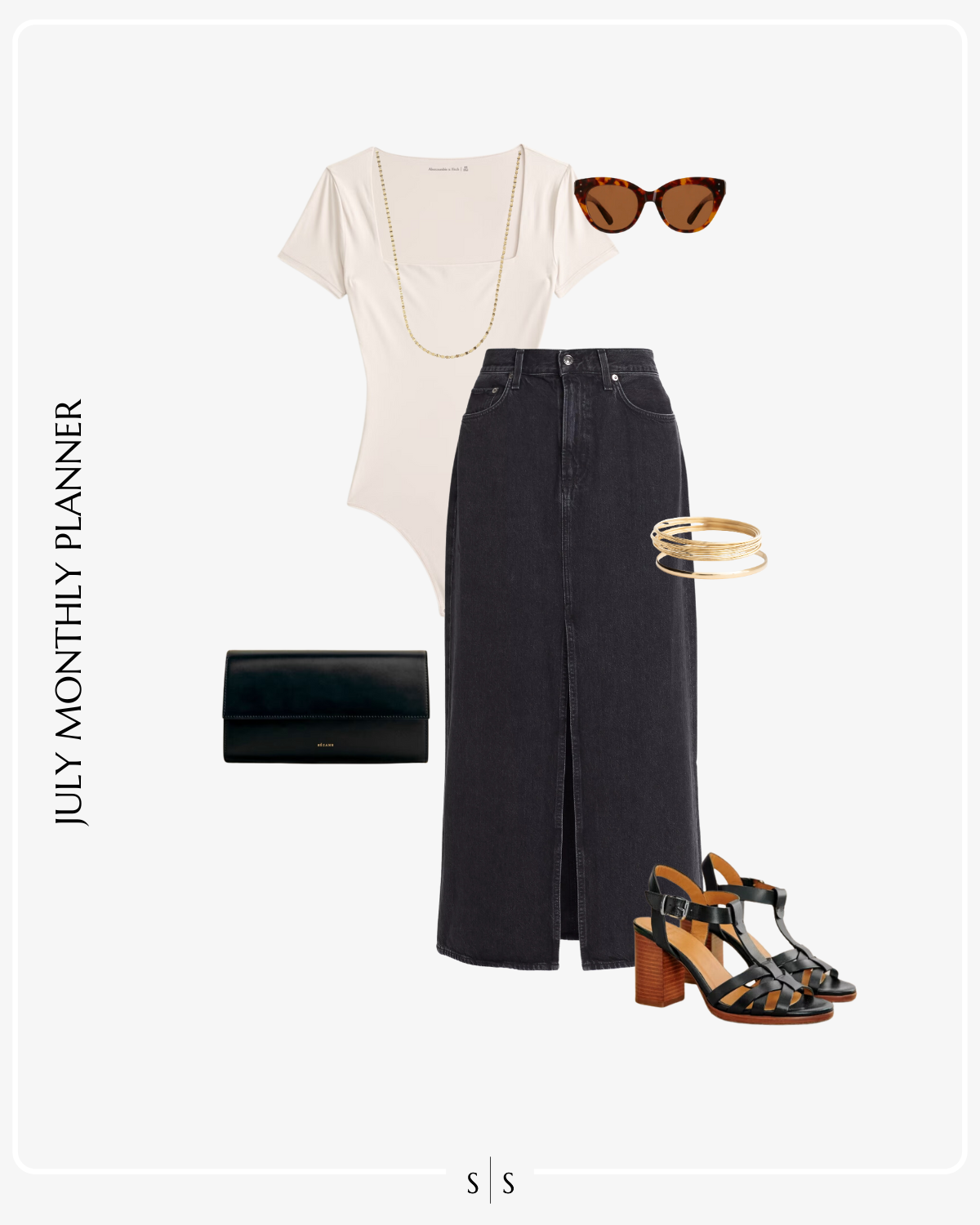 July 2024 Outfit Planner the Sarah Stories