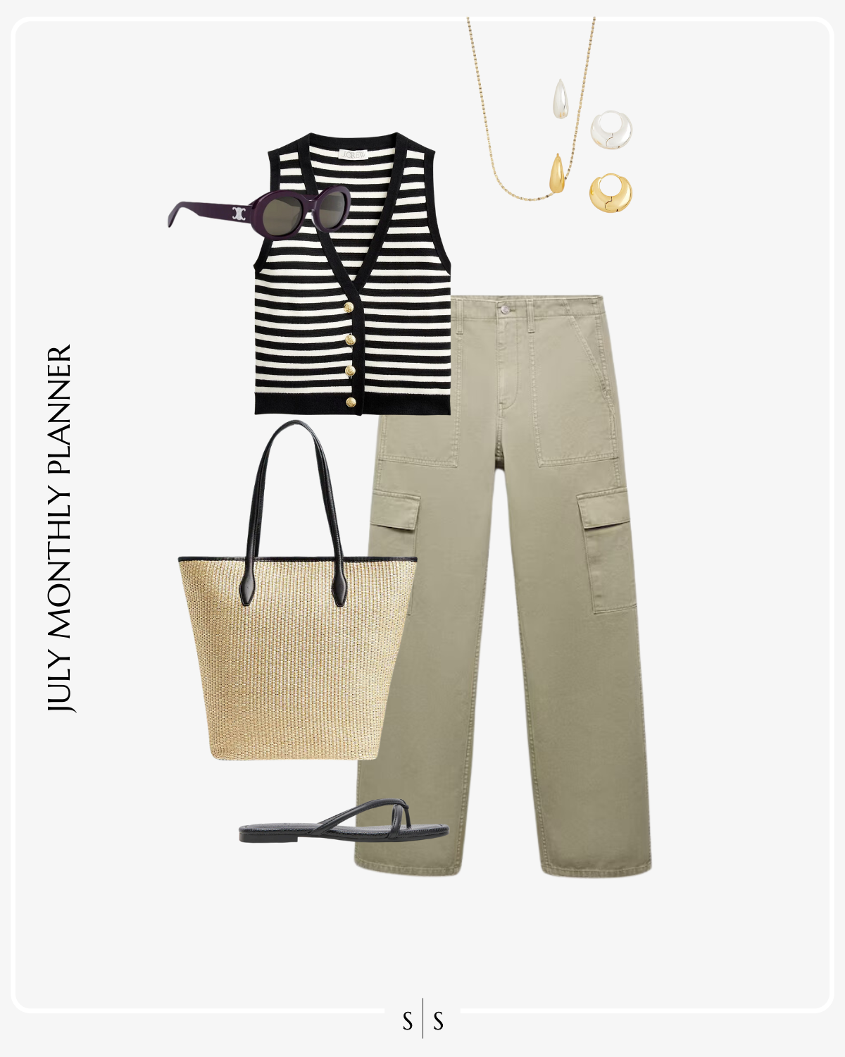 July 2024 Outfit Planner the Sarah Stories