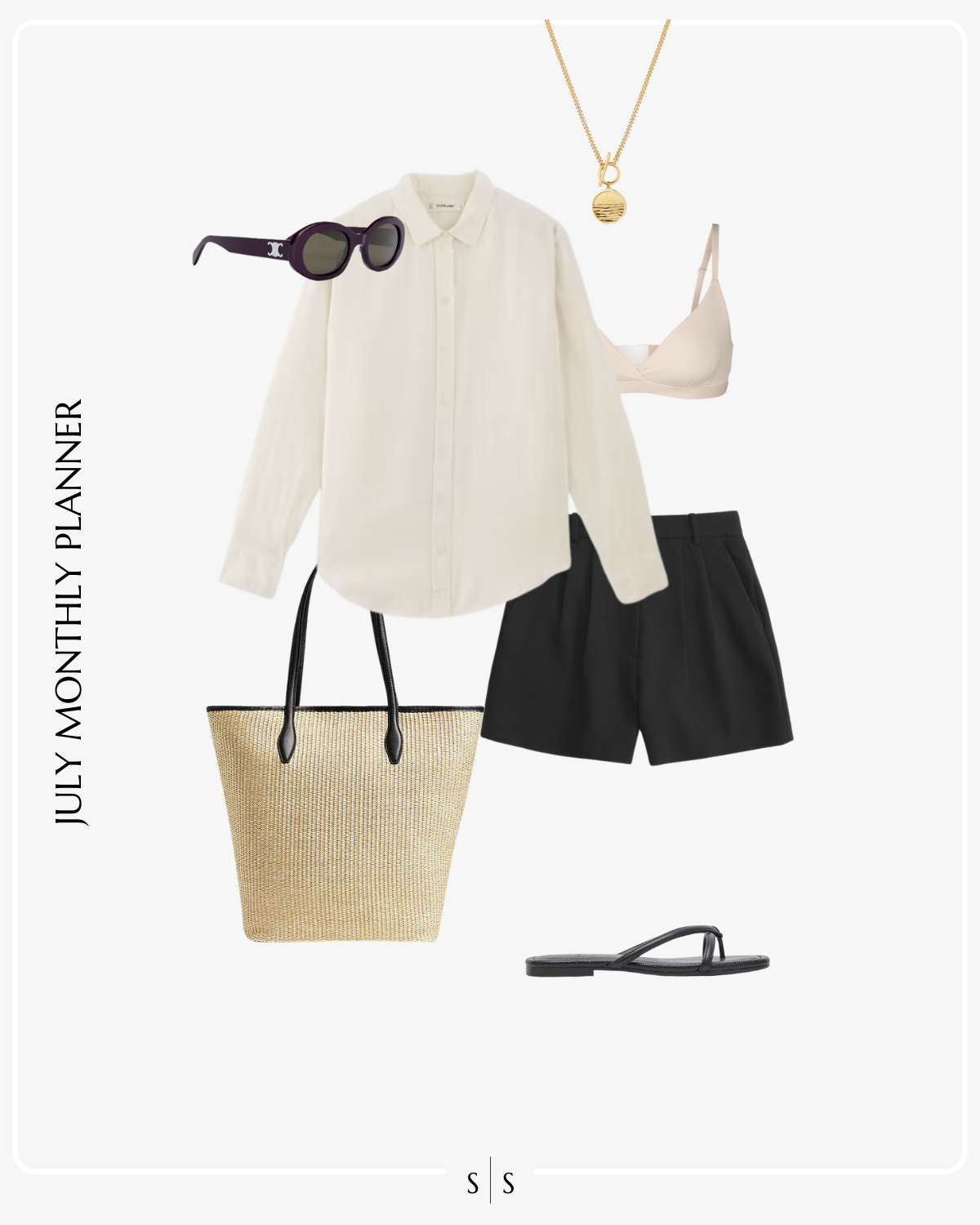 July 2024 Outfit Planner the Sarah Stories