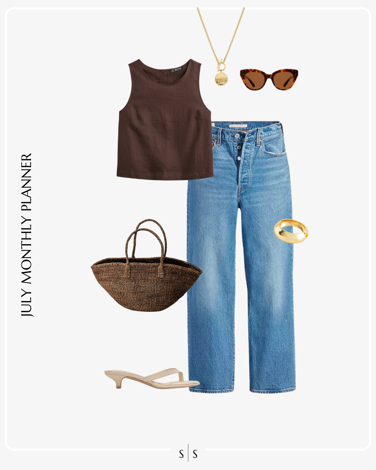 July 2024 Outfit Planner the Sarah Stories