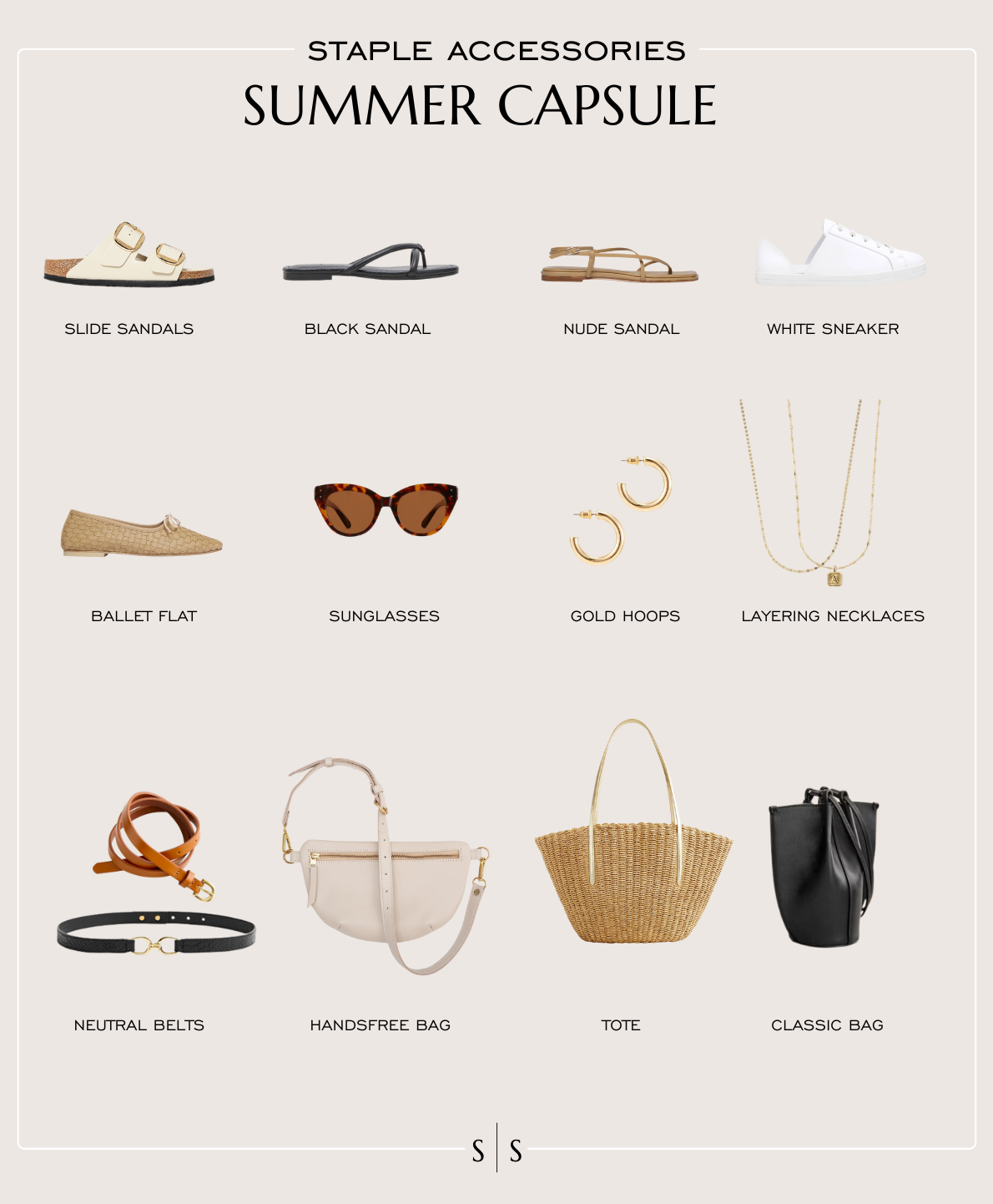 Summer Staples Capsule Wardrobe The Sarah Stories