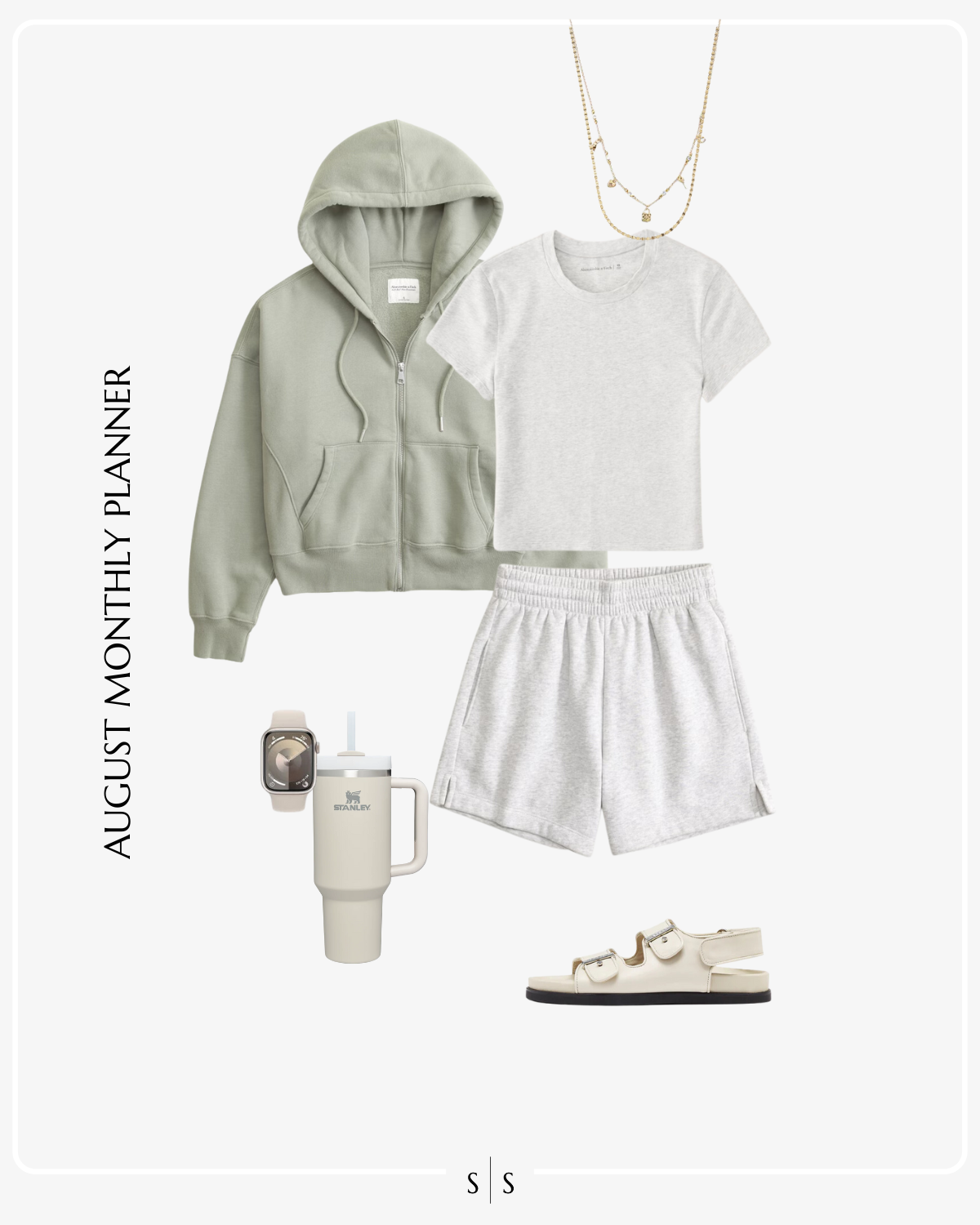 August 2024 Monthly Outfit Planner the Sarah Stories