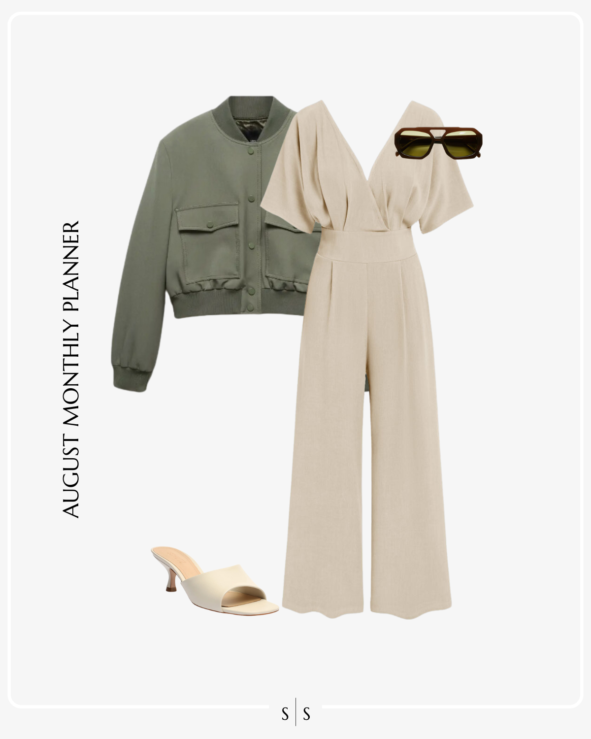 August 2024 Monthly Outfit Planner the Sarah Stories