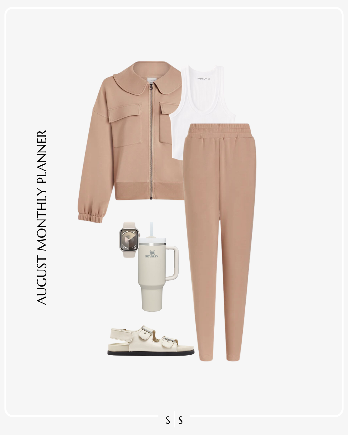 August 2024 Monthly Outfit Planner the Sarah Stories