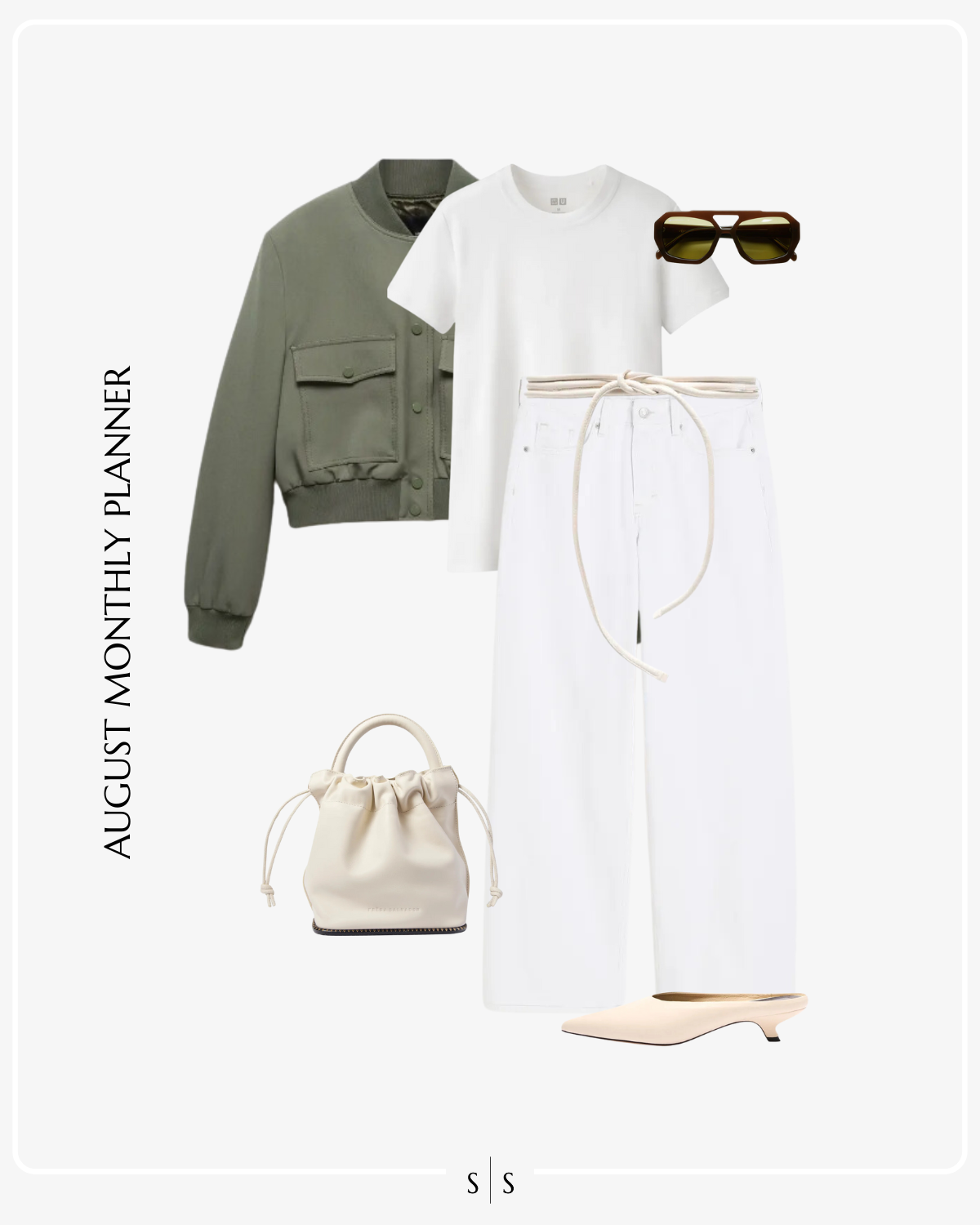 August 2024 Monthly Outfit Planner the Sarah Stories