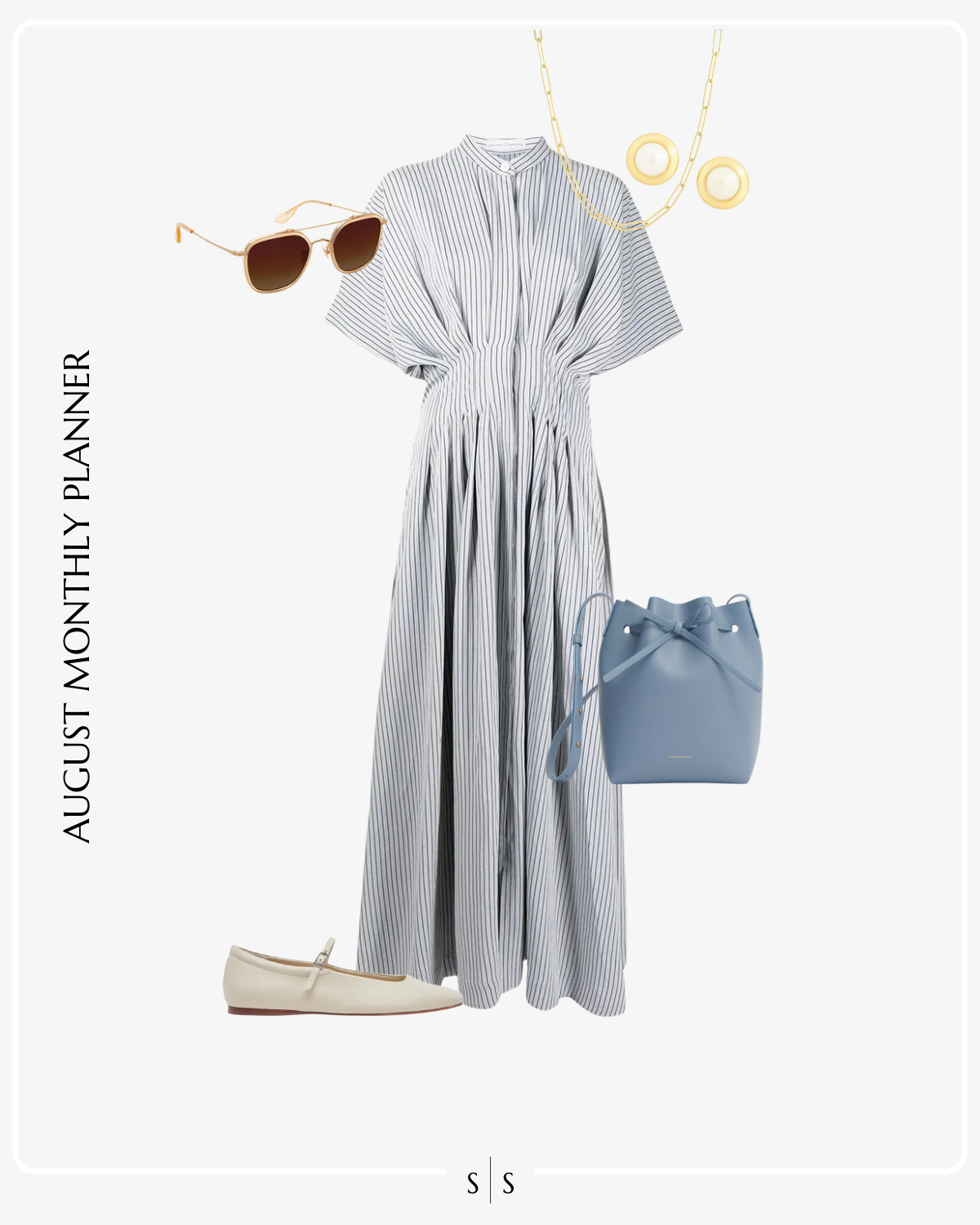 August 2024 Monthly Outfit Planner the Sarah Stories